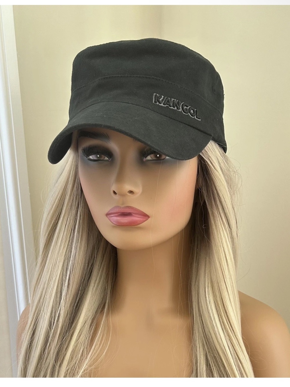 Kangol Cotton Twill Army Cap Black Size Large